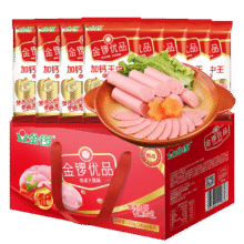再降价，PLUS会员，需首购:金锣优品 优级火腿肠礼盒1.92kg43.41元