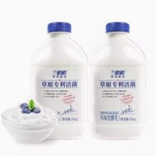兰格格 草原活菌酸奶1kg*2瓶16.76元包邮（8.38元/瓶）