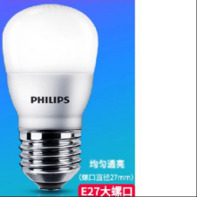 飞利浦 LED节能灯泡 E27大螺口 3瓦/3.5瓦随机发1.07元包邮+34淘金币（需领券）