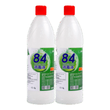 名第84消毒液衣物漂白去黄去污喷雾洗衣机除菌液漂白剂 3瓶500克装7.3元