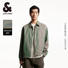 JACK&JONES 杰克琼斯 杰克·琼斯 男士休闲夹克 225121014灰绿色 M 175券后229元