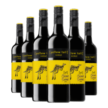 plus会员：黄尾袋鼠（Yellow Tail）中秋送礼 缤纷系列红酒 西拉红葡萄酒 750ml*6瓶 智利进口红酒179.1元包邮