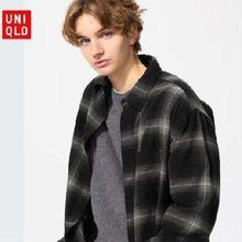 UNIQLO 优衣库 男女同款 法兰绒格子衬长袖衬衣 棉质薄外套 48076895.99元