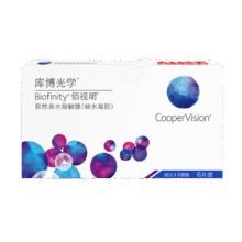 百亿补贴：库博光学佰视明进口透明隐形眼镜硅水凝胶月抛6片装  佰视明月抛6片 550度