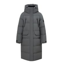 雪中飞 200g+超级加厚长款廓形连帽羽绒服199元