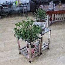 结实耐用！齐颂 不锈钢方凳高20cm￥8.60 3.4折
