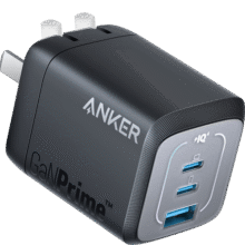 ANKER安克AnkerPrime67W全氮化镓三口快充出差办公AI智能控温苹果17iPhone16手机平板电脑通用兼容 67W全氮化镓三口快充269元 (券后省20)