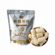 新疆特产奶醇正宗牛奶酸奶制品 奶醇500g*17.91元（88vip全能卡5.91元）