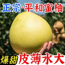 福建平和海南三红柚蜜柚 5斤 2-3个装约4.5斤-5斤左右*1件12.78元（需领券）