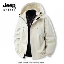 JEEP SPIRIT吉普 男女三防暴雨级防水冲锋衣外套59元、包邮