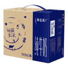 特仑苏 全脂 纯牛奶 250ml 16盒＊2件71.8元包邮（合35.9元/件）
