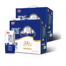 再降价、自营光明优加纯牛奶200ml×24盒63.56元+8.39元金币