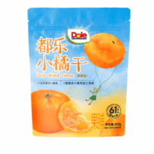 新鲜原果制成！Dole 都乐 果干系列 一颗小橘干 100g*2袋￥26.87 比上一次爆料上涨 ￥2.27