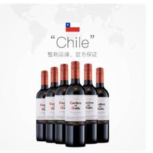 红魔鬼 珍藏佳美娜干红葡萄酒750ml*6支