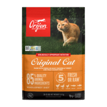Orijen猫粮鸡肉幼成猫全价猫粮无谷低敏进口天然粮猫干粮 5.4kg【效期26/4起】721元