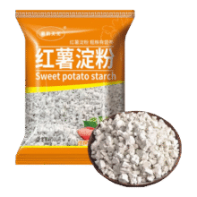 纯红薯手工淀粉颗粒状500克*1袋3.5元（3人团）