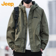 JEEP 吉普 外套男士 冲锋夹克工装136元 包邮