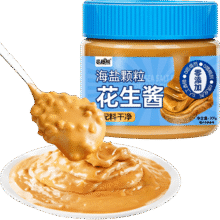 再降价：觅趣熊海盐颗粒花生酱200g3.9元plus会员包邮