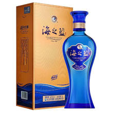 洋河 海之蓝 52度 1000ml 单瓶装 绵柔浓香型白酒（年份）207.8元