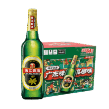 珠江啤酒（PEARL RIVER）12度 经典老珠江啤酒 600ml*12瓶 整箱装 中秋节送礼37.91元