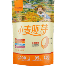 仟谷悠悠小麦胚芽高纤富硒纯小麦提取物即食冲泡营养代早餐谷物500g/袋5.9元