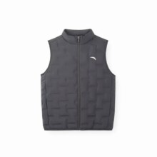 超V会员：安踏 管道羽保暖儿童轻薄羽绒服马甲男童女童羽绒服外套校服神器97元