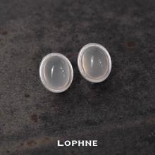 LOPHNE 复古简约白玛瑙纯银耳饰196元