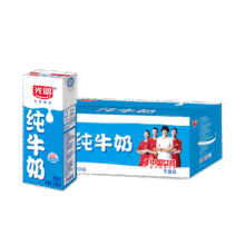 再降价：光明 纯牛奶250ml*24盒*3件121.7元（合40.57元/件）