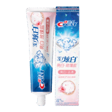 佳洁士3D炫白玫瑰盐牙膏美白去黄去牙渍含氟170g京东自营新老包装混发9.89元