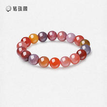 转珠阁 玉髓玛瑙手串幻彩多宝手链88元