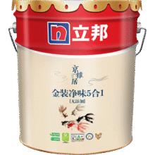 立邦乳胶漆金装净味五合一内墙油漆墙面漆白漆防霉54L/约75KG套装1246.96元（需领券）