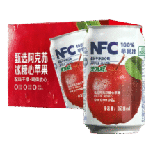 京典光年 100%NFC苹果汁 320ml*8罐12.77元