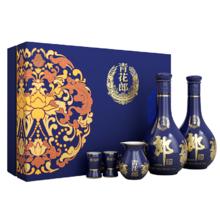 郎酒 青花郎礼盒 53度酱香型高度白酒 53度 500mL 2瓶 礼盒装