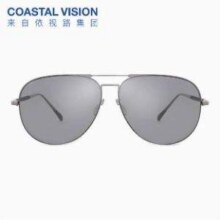 法国依视路 Coastal Vision 镜宴 男女同款偏光太阳镜飞行员墨镜 CVS801536.9元包邮