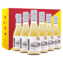PLUS会员，需首购:卡露传奇 法国进口11°干白葡萄酒187ml*6瓶62.45元（合10.41元/瓶）