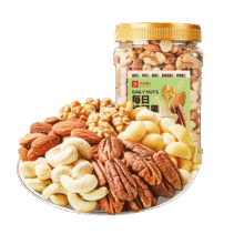 良品铺子 罐装每日纯坚果500g19.9元