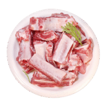 跑山密水农家新鲜黑猪排骨 排酸鲜猪肋排 猪肉 生鲜小排烧烤食材源头直发 黑猪精肋排3斤3斤（免切）88元
