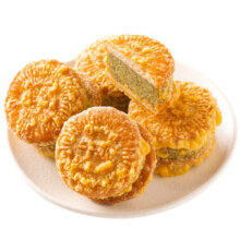 沐斯尼手工绿豆饼板栗饼糕点1斤5.8元（需领券）