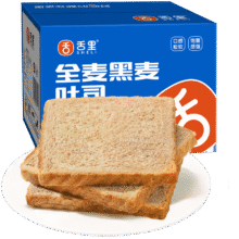 舌里 黑麦全麦面包1000g0脂0蔗糖吐司粗粮早餐健身代餐休闲零食轻食10.9元