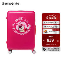 京东PLUS：Samsonite 新秀丽 行李箱20英寸拉杆箱迪士尼草莓熊旅行箱NX8玫粉色登机密码箱券后616元