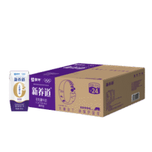 蒙牛新养道零乳糖高钙牛奶200ml*24盒 中秋送礼盒装 地区专供49.9元 (月销1w+)