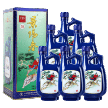 景阳春景芝白酒 如意山东酒 浓香型小老虎  39度 500mL 6瓶 整箱装