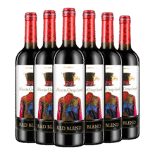 奥兰小红帽红酒爱丽丝干红葡萄酒750ml*6瓶 红酒整箱 中秋礼品99元
