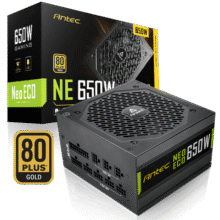 安钛克 Antec NE650金牌全模组/全日系电解电容/寿命更持久/支持风扇启停/双8pin电脑主机电源650W379元