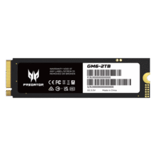 京东百亿补贴：宏碁掠夺者 GM6 固态硬盘 M.2接口 NVMe协议 2TB PCIe 4.0734元