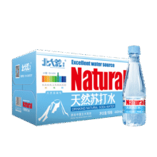 PLUS会员： 北大荒 天然 苏打水 440ml *24瓶 1箱183.32元（合45.83元/件）