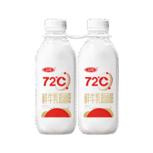 首购：三元 72°C鲜牛奶 3.5g蛋白 450ml*2盒6.32元包邮（需试用）