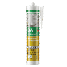 瓦克（WACKER）DA防霉玻璃胶厨卫专用密封胶防水美容胶中性马桶封边硅胶白色1支70.26元