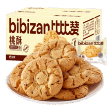 比比赞 黑芝麻桃酥400g5.9元（需试用）