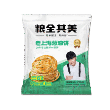 粮全其美老上海葱油饼 儿童早餐食品100g*20片装手抓饼早茶点心39.9元 (券后省10,月销3000+)